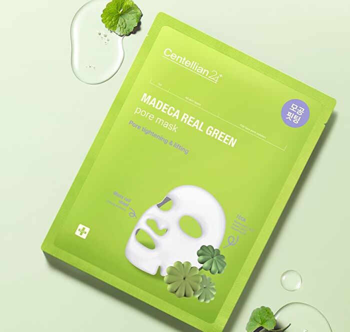 Madeca Real Green Pore Mask - 21ml x 1 sheet