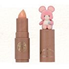 Shobido Yoshitoku Retro Plush Collection Q Pippi Lip Cream With Flocked Mascot - 1 pc