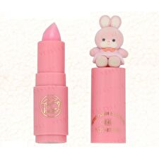 Shobido Yoshitoku Retro Plush Collection Creamy Rabbit Lip Cream With Flocked Mascot - 1 pc