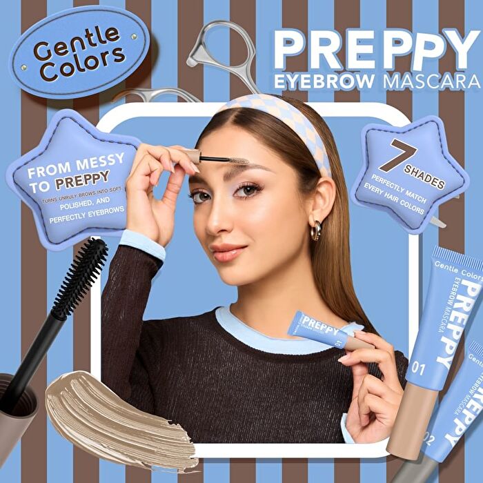 Preppy Eyebrow Mascara - 02 Smoke