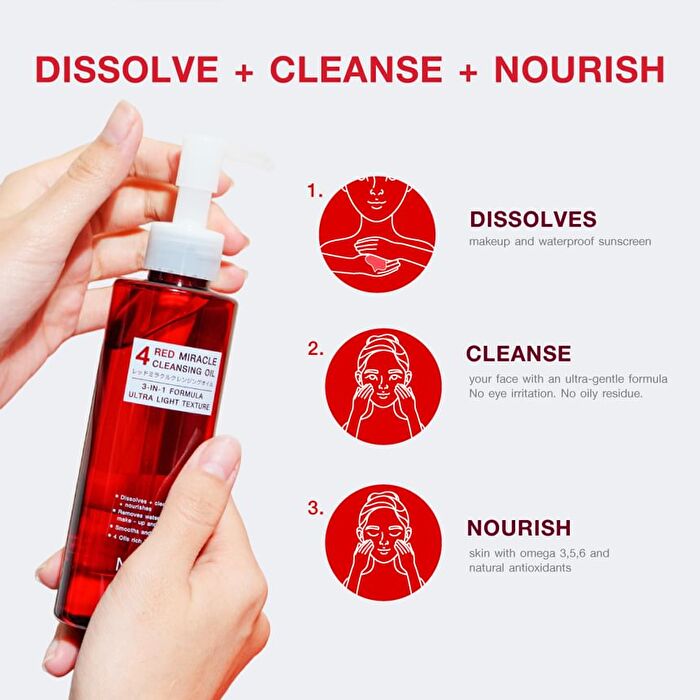 4 Red Miracle Cleansing Oil - 150ml