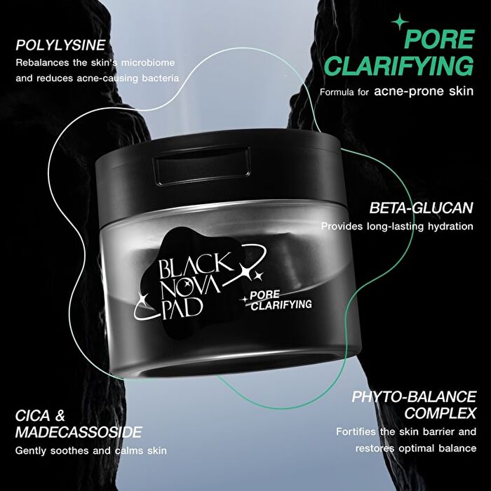 Black Nova Pad Pore Clarifying - 170g