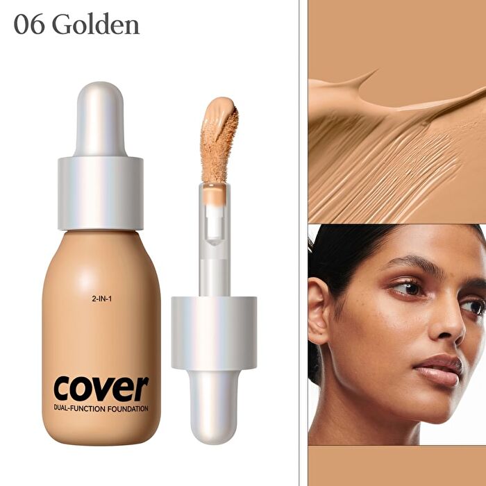 Dual-Function Foundation - 6 Shades - 01# Cream - 30ml
