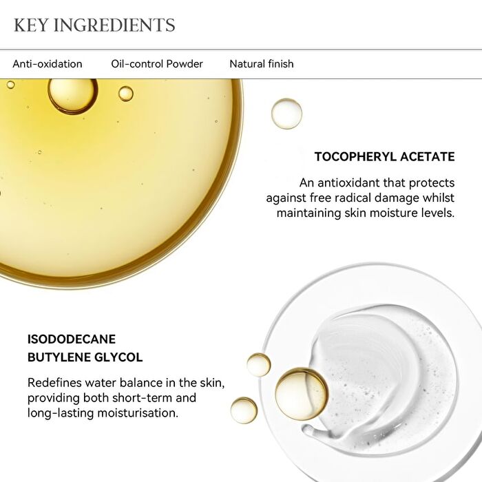 Dual-Function Foundation - 6 Shades - 01# Cream - 30ml