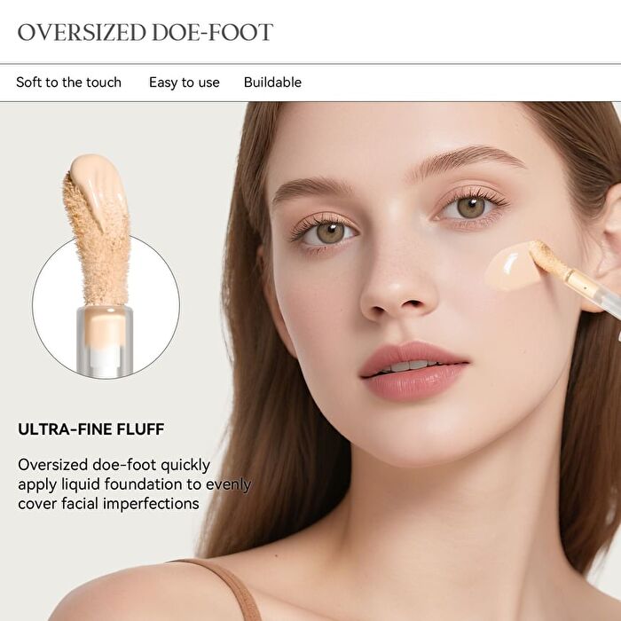 Dual-Function Foundation - 6 Shades - 01# Cream - 30ml