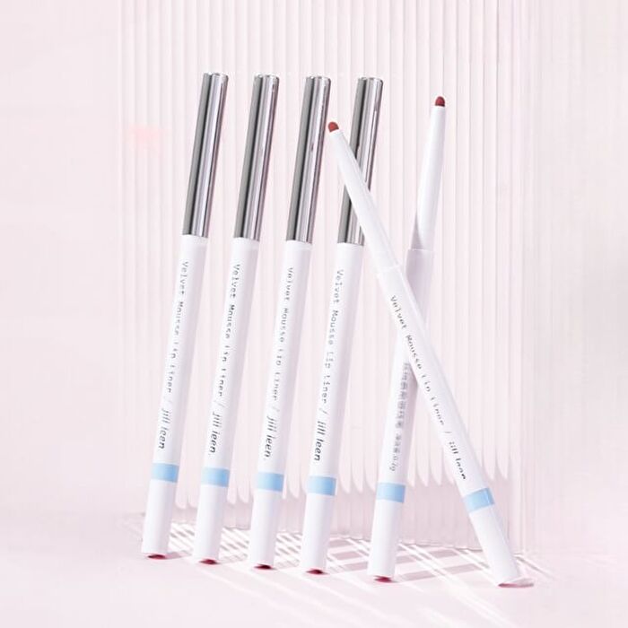 Jill Leen Velvet Mousse Double-Ended Lip Liner - 10 Colors - #06 Black Tea - 0.2g