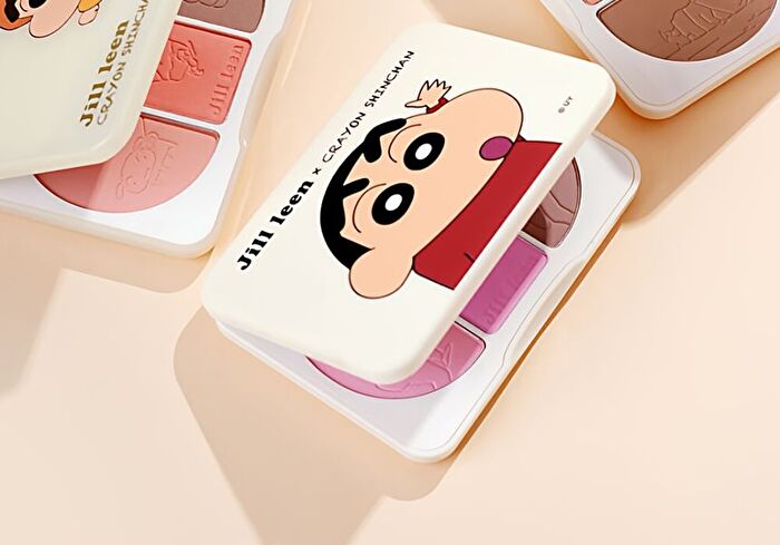 Jill Leen 3-Color Blush Palette Crayon Shin-chan Edition - 4 Types - #01 Shin-chan - 9.5g