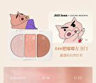 Jill Leen 3-Color Blush Palette Crayon Shin-chan Edition - 4 Types - #03 Bouncing Shiro - 9.5g