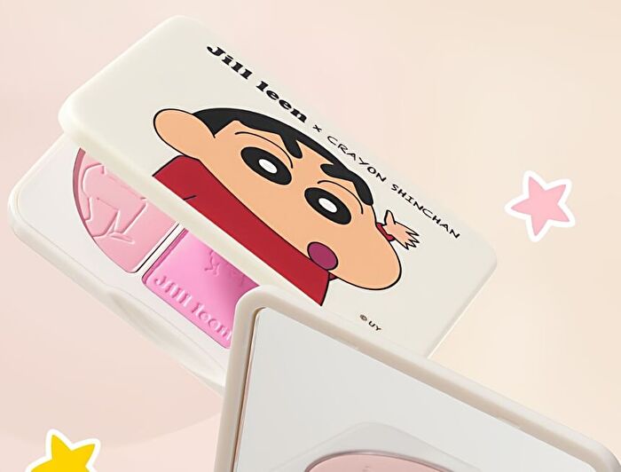 Jill Leen 3-Color Blush Palette Crayon Shin-chan Edition - 4 Types - #03 Bouncing Shiro - 9.5g