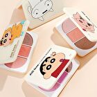 Jill Leen 3-Color Blush Palette Crayon Shin-chan Edition - 4 Types - #03 Bouncing Shiro - 9.5g