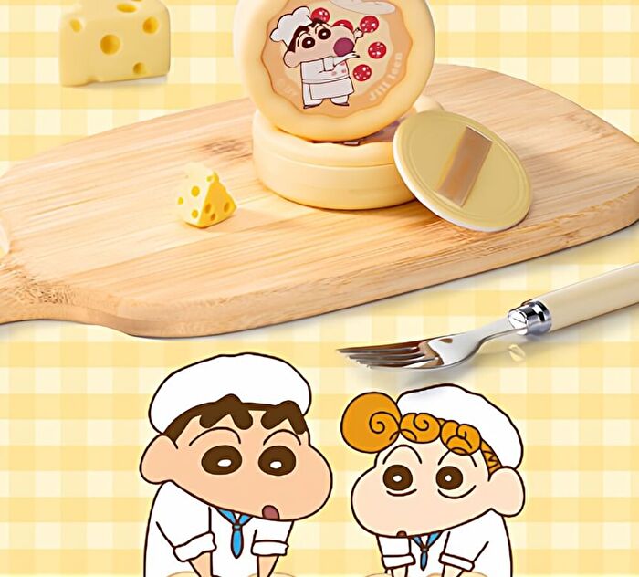 Jill Leen Light Skin Setting Powder Crayon Shin-chan Edition - #Pizza - 3.2g