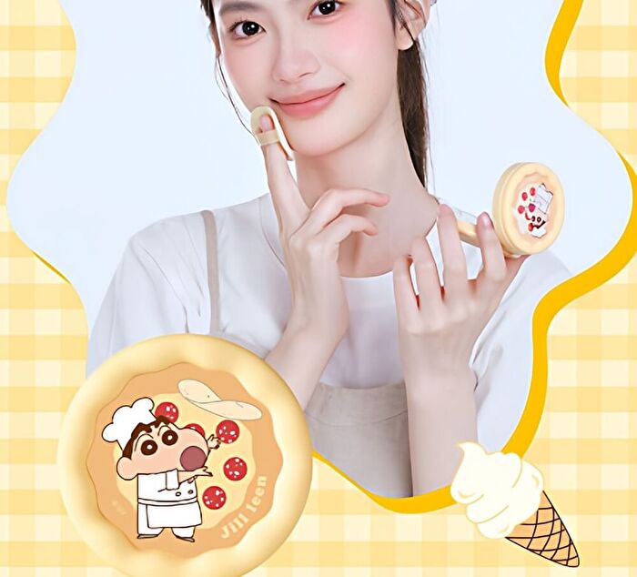 Jill Leen Light Skin Setting Powder Crayon Shin-chan Edition - #Pizza - 3.2g