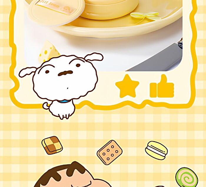 Jill Leen Light Skin Setting Powder Crayon Shin-chan Edition - #Pizza - 3.2g