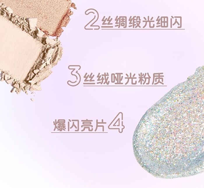 Jill Leen Sparkling 9-Color Eyeshadow Palette Angel Bear Edition - 2 Types - #01 Pink Diamond - 8g