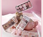 Jill Leen All In One 9-Color Eyeshadow Palette Bear Edition - 4 Types - #901 Babylon Rose - 8g