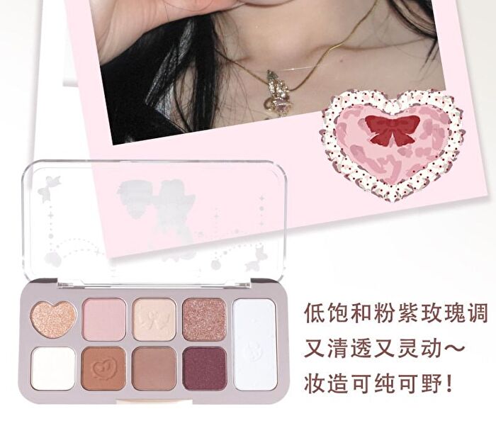 Jill Leen All In One 9-Color Eyeshadow Palette Bear Edition - 4 Types - #902 Cold Brewed Smoked Ash - 8g