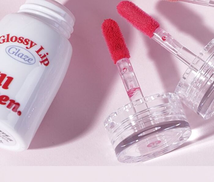 Jill Leen Milky Mist Lip Mud Strawberry Bear Edition - 3 Colors - #N04 Strawberry - 3ml