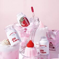 Jill Leen Milky Mist Lip Mud Strawberry Bear Edition - 3 Colors - #N04 Strawberry - 3ml