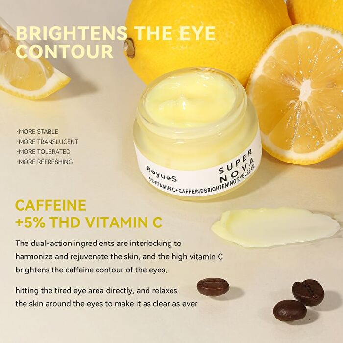 5% Vitamin C + Caffeine Brightening Eye Cream - 18g