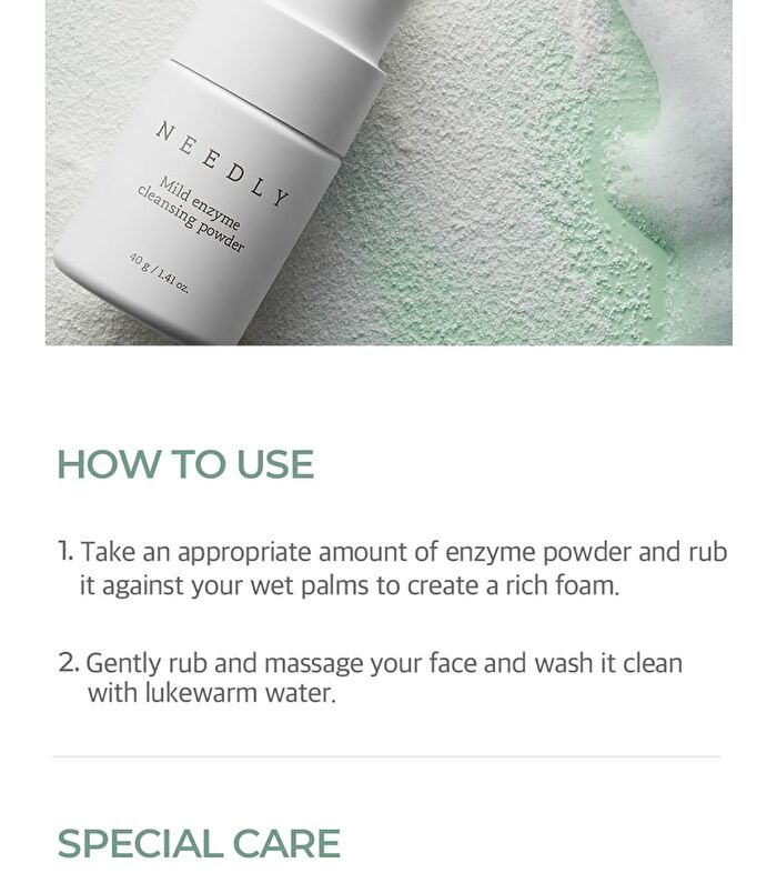 Mild Enzyme Cleansing Powder - 2025 Version - 60g