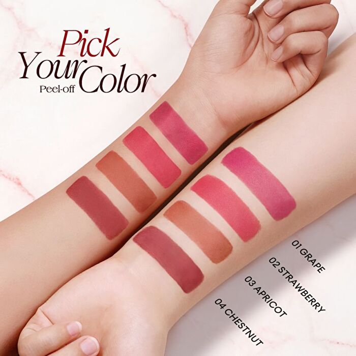 Peelstay Lip Tattoo - 4 Colors - #02 Strawberry - 10g