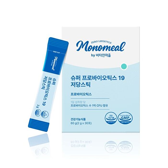 Monomeal Super Probiotics 19 Low Sugar Stick - 2g x 30 sticks