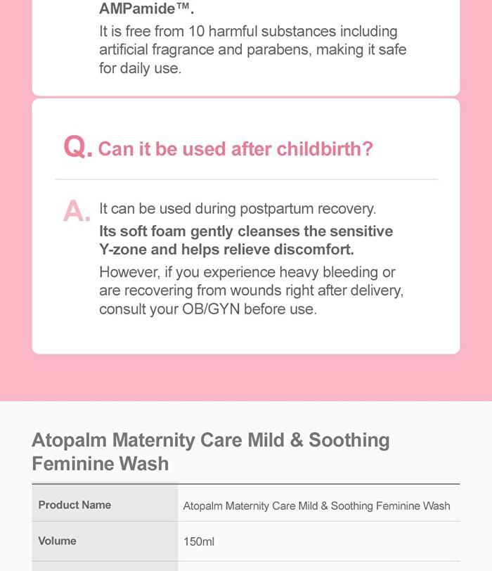 Mild & Soothing Feminine Wash - 150ml