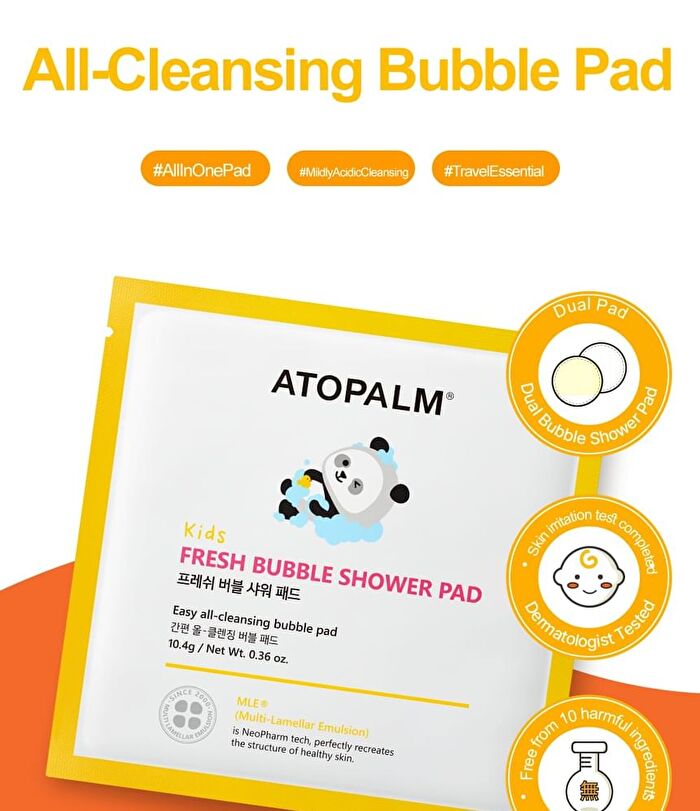 Fresh Bubble Shower Pad Set - 5 pcs