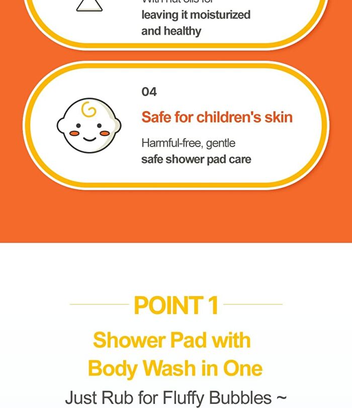 Fresh Bubble Shower Pad Set - 5 pcs