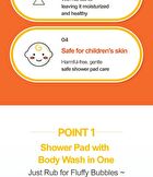Fresh Bubble Shower Pad Set - 5 pcs