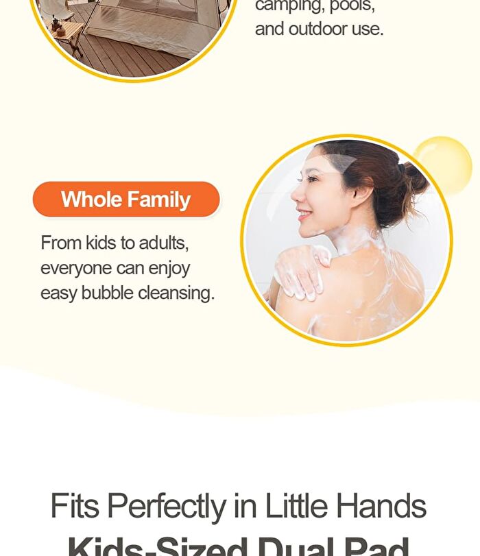 Fresh Bubble Shower Pad Set - 5 pcs