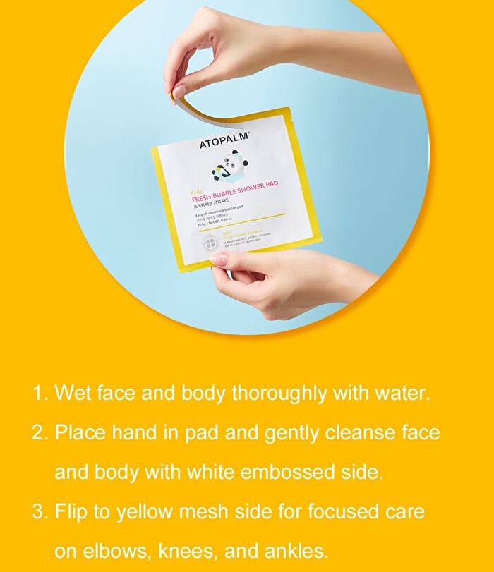 Fresh Bubble Shower Pad Set - 5 pcs