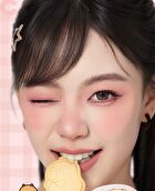Romantic Beauty 4-Color Eyeshadow Palette Capybara Edition - 4 Types - #06 Honeydew Melon - 2.5g