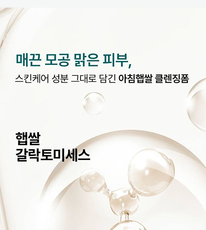 Morning-Harvested Rice Bubble Cleansing Foam - 500ml