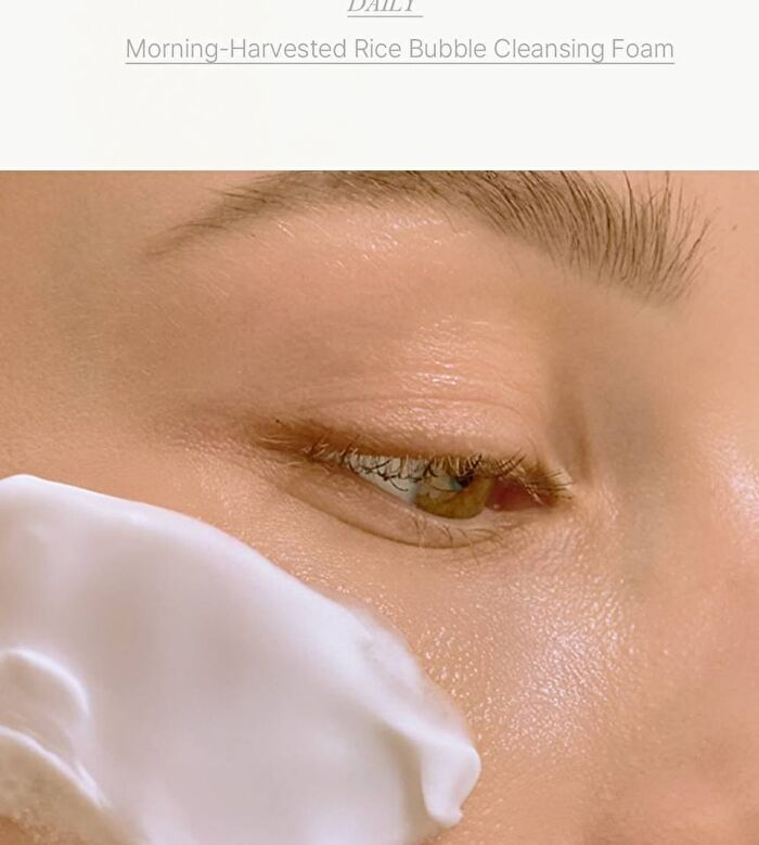 Morning-Harvested Rice Bubble Cleansing Foam - 500ml