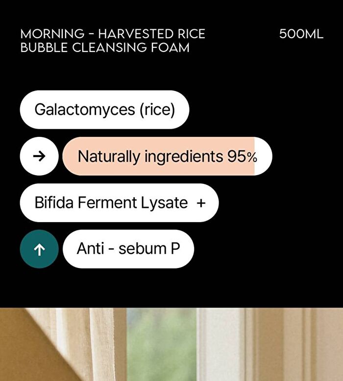 Morning-Harvested Rice Bubble Cleansing Foam - 500ml