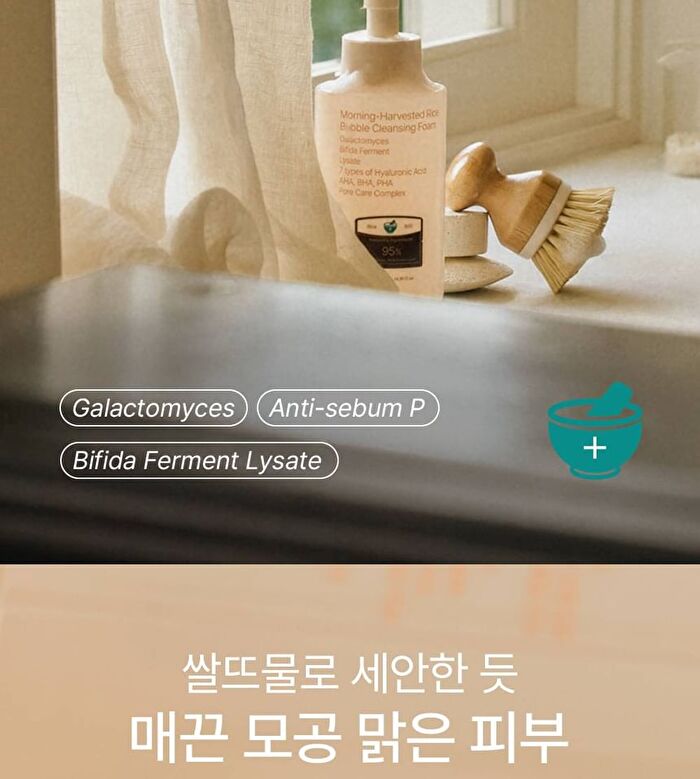 Morning-Harvested Rice Bubble Cleansing Foam - 500ml