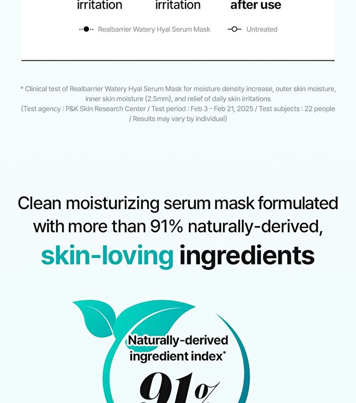Watery Hyal Serum Mask - 25ml x 1 sheet