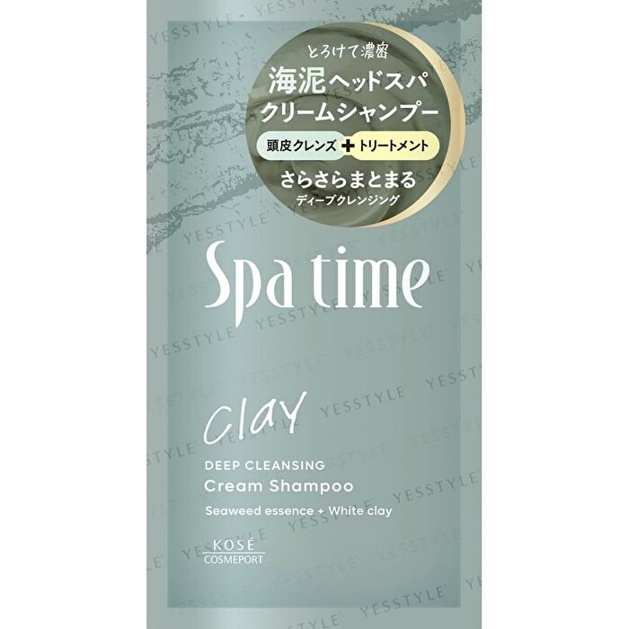 Spa Time Clay Cream Shampoo Deep Cleansing Sachet - 30g