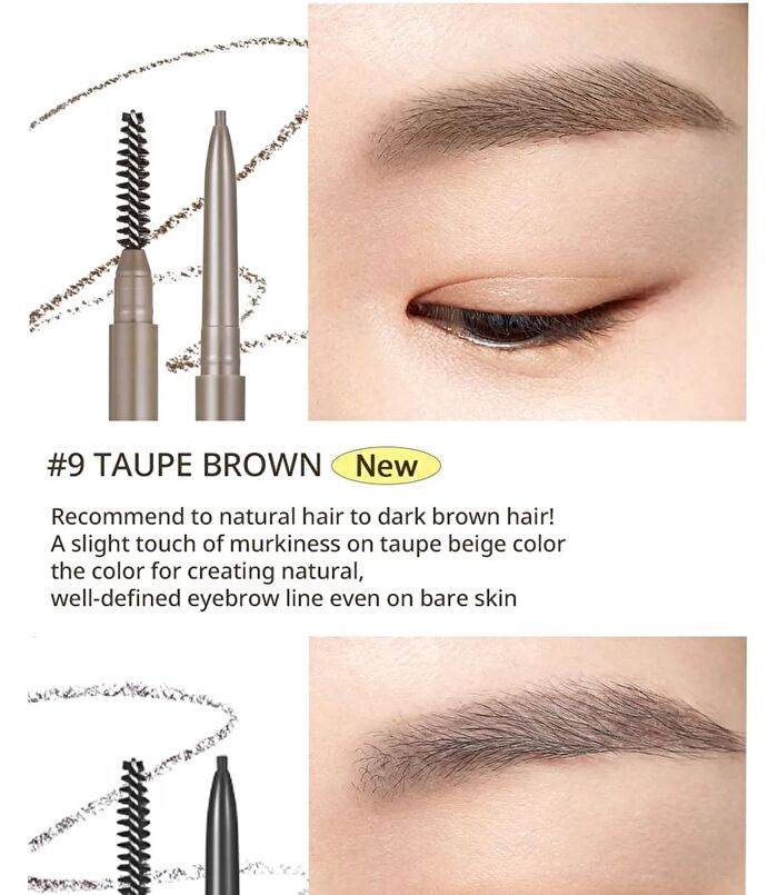 peripera Speedy Skinny Brow - 9 Colors - #12 Milky Taupe