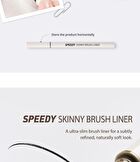peripera Speedy Skinny Brush Liner - 3 Colors - #01 Hazel Black