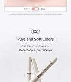 peripera Speedy Skinny Brush Liner - 3 Colors - #01 Hazel Black