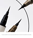 peripera Speedy Skinny Brush Liner - 3 Colors - #02 Taupe Brown