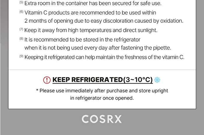 Cosrx The Vitamin C 13 Serum - 2026 Version - 20ml