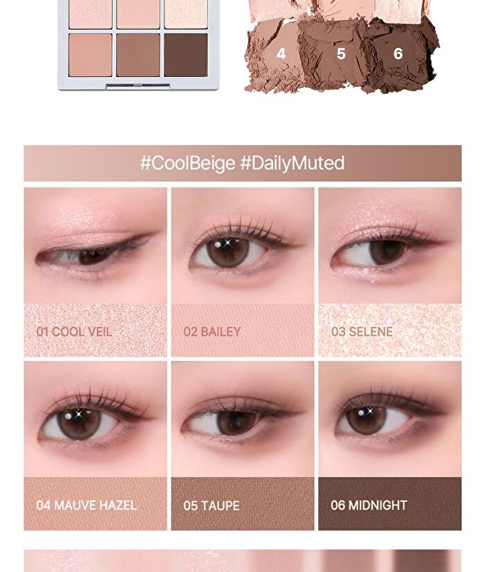 Better Me Eye Palette - 17 Types - #19 Mellow Rose