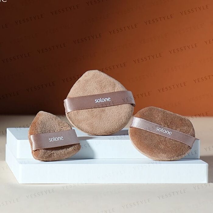 Superfine Loose Powder Teddy Puff - FP10 Peach Shape - 2 pcs