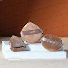 Superfine Loose Powder Teddy Puff - FP10 Peach Shape - 2 pcs