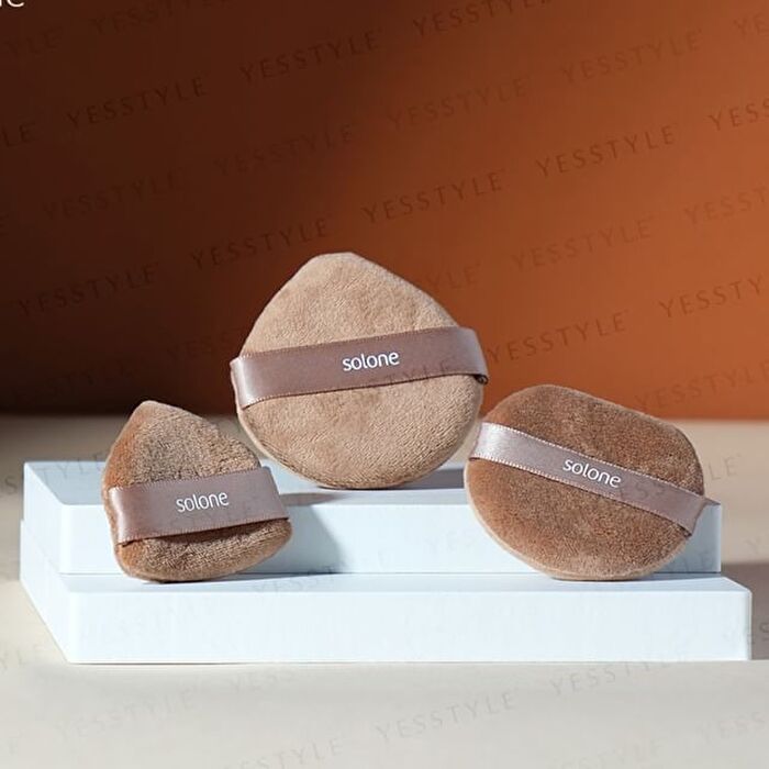 Superfine Loose Powder Teddy Puff - FP10 Peach Shape - 2 pcs
