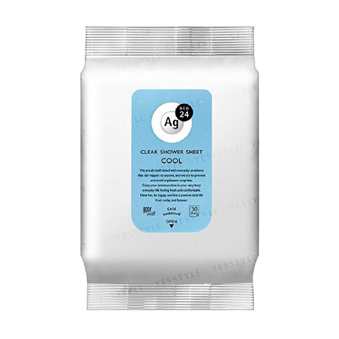 Ag Deo 24 Clear Shower Sheet Cool Jumbo - 30 pcs