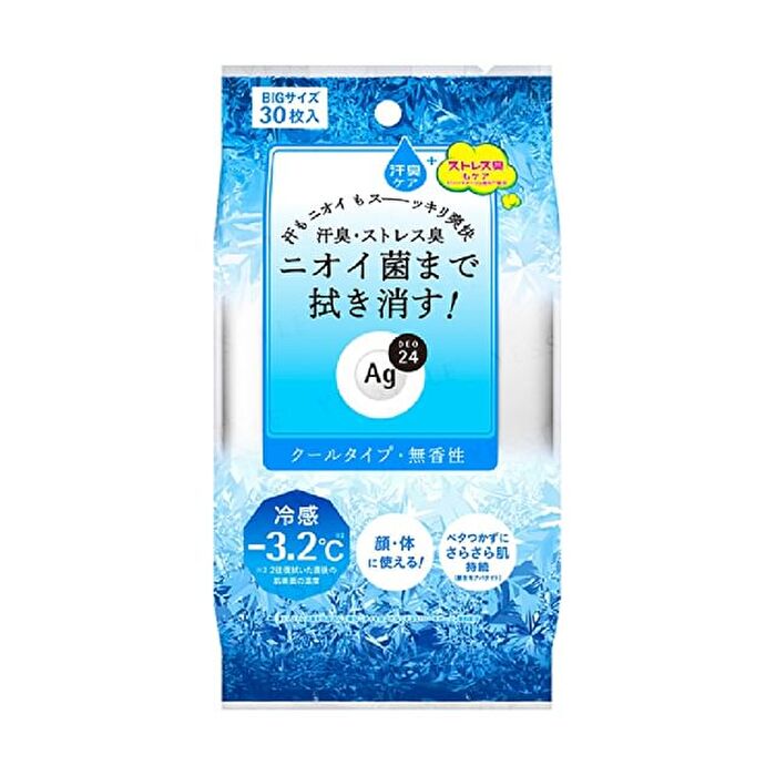 Ag Deo 24 Clear Shower Sheet Cool Jumbo - 30 pcs